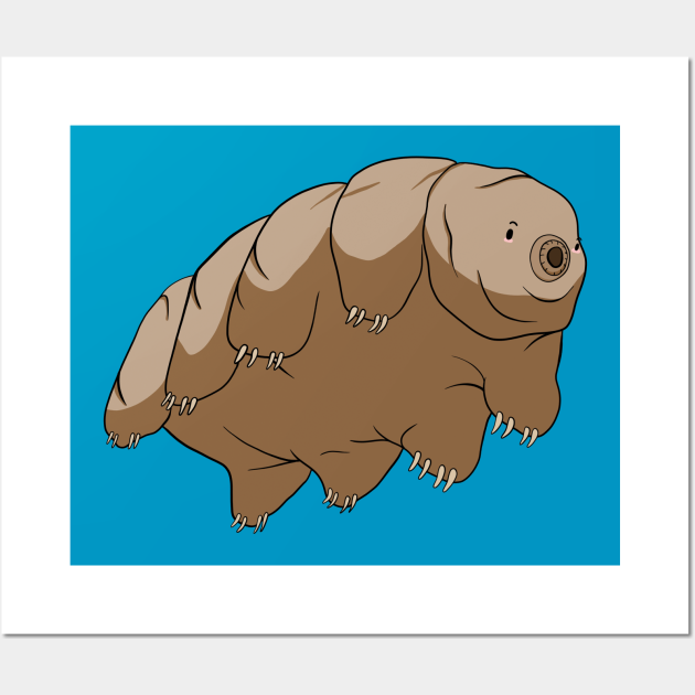 Tardigrade Water Bear Drawing Tardigrade Posters and Art Prints